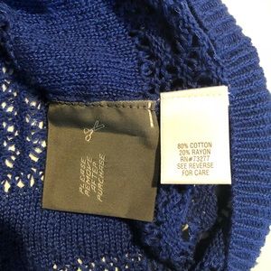 Dana Buchman Sweaters - DANA BUCKMAN SURF BLUE SWEATER NWT‼️ Dana Buchman Sweaters - DANA BUCKMAN SURF BLUE SWEATER NWT‼️